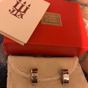 James Avery Hammered Simplicity Hoop Earrings